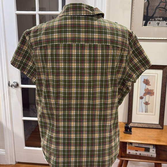 Route 66 Women’s Green and Yellow Casual Button Down Shirt. Size L - Picture 5 of 10